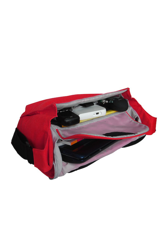 Addison 1301 Tasche Bote für Laptop 10.2" in Rot Farbe