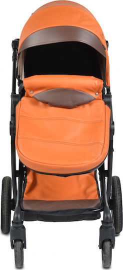 Moni Sofie Adjustable 2 in 1 Baby Stroller Suitable for Newborn Leather 11.5kg
