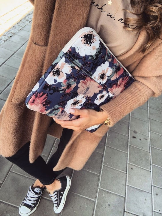 Canvaslife Τσάντα Ώμου / Χειρός για Laptop 14" Navy Rose
