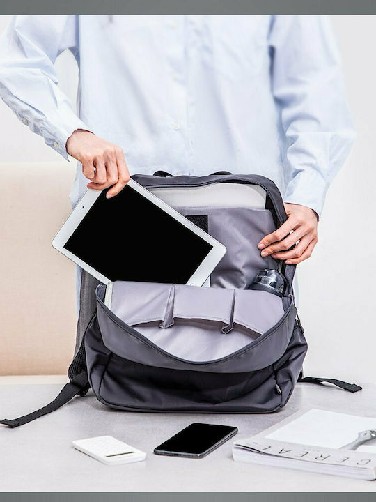 Baseus Basics Wasserdicht Tasche Rucksack für Laptop 16" Dark Grey