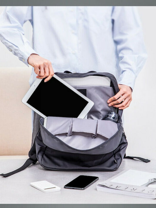 Baseus Basics Αδιάβροχη Τσάντα Πλάτης για Laptop 13" σε Γκρι χρώμα