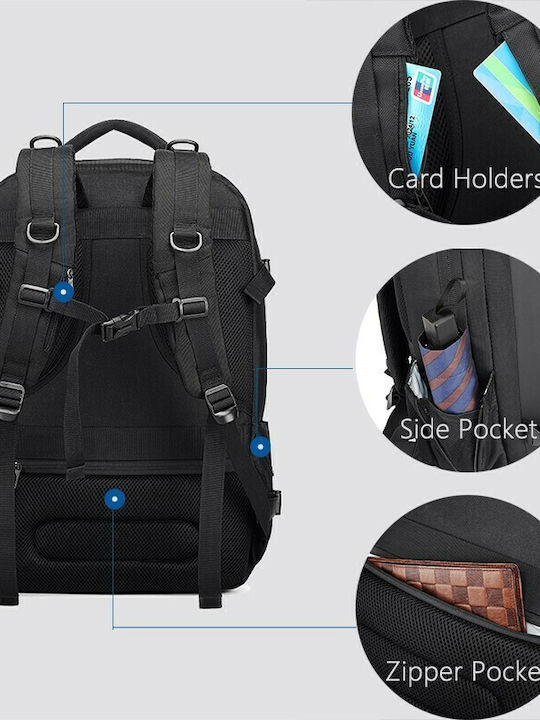 Ozuko Wasserdicht Tasche Rucksack für Laptop 15.6" Army 9082