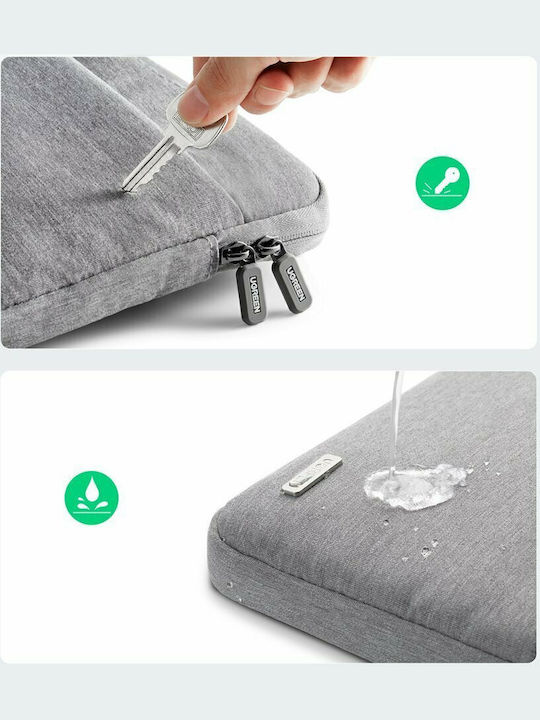 Ugreen LP437 Waterproof Shoulder / Handheld Bag for 15" Laptop Gray