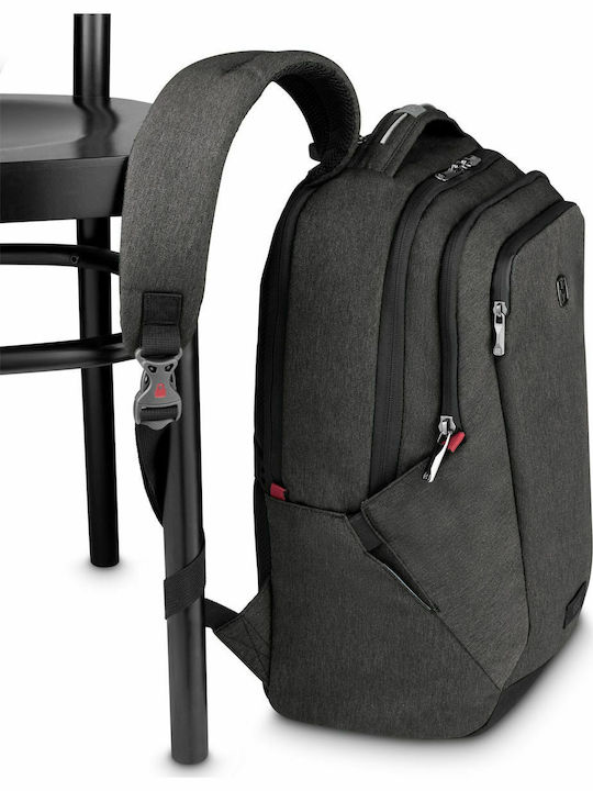 Wenger MX Professional Αδιάβροχη Τσάντα Πλάτης για Laptop 16" Heather Grey