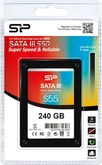 SP S55 SATA SSD 240Gb Silicon Power 240GB S55 2.5