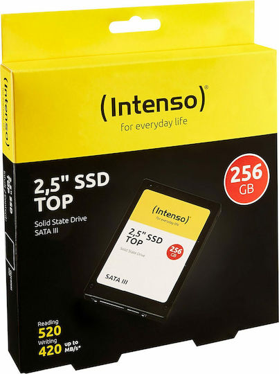 Intenso Top Perform SSD 256GB Type 2.5'' with SATA III Connection 3812440 Bulk