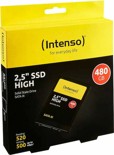 Intenso SSD Висока Производителност 480GB Тип 2.5'' със Свързване SATA III 3813450