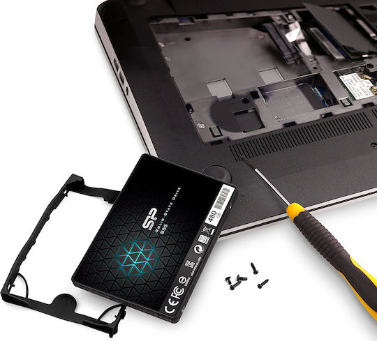 Silicon Power Slim S55 SSD 480GB 2.5'' Type With SATA III Connection SP480GBSS3S55S25