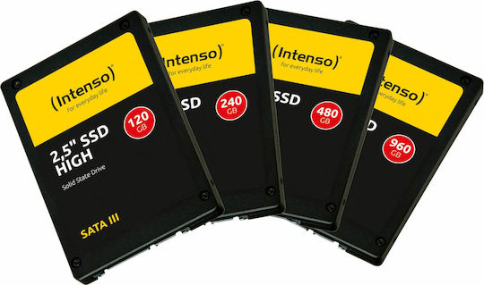 Intenso High Performance SSD 240GB τύπου 2.5'' με σύνδεση SATA III 3813440