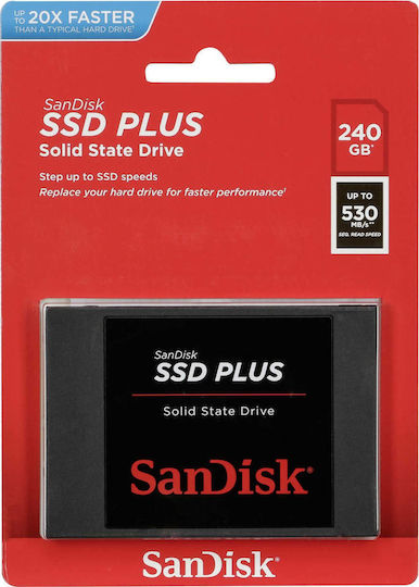 Sandisk SSD Plus 240GB 2.5'' SATA III SDSSDA-240G-G26