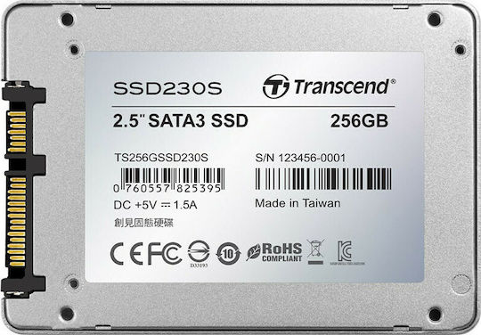 Transcend SSD230S 256GB 2.5'' Type With SATA III Connection TS256GSSD230S