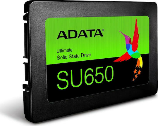 Adata Ultimate SU650 SSD 240GB τύπου 2.5'' με σύνδεση SATA III ASU650SS-240GT-R