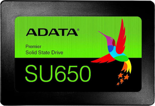 Adata Ultimate SU650 SSD 240GB τύπου 2.5'' με σύνδεση SATA III ASU650SS-240GT-R