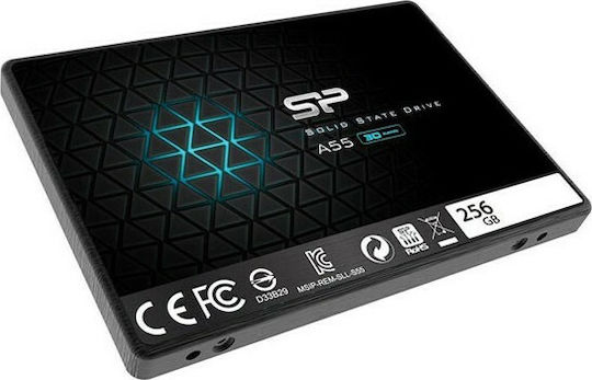 Silicon Power Ace A55 SSD 256GB Type 2.5'' with SATA III Connection SP256GBSS3A55S25
