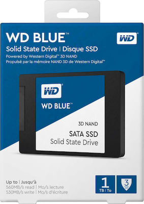 Western Digital Blue 3D SSD 1TB 2.5'' SATA III WDS100T2B0A