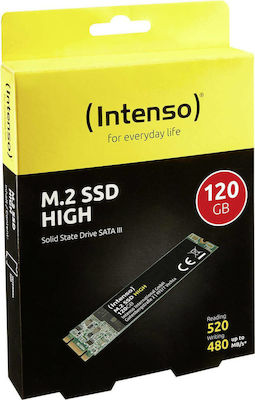Intenso High Performance SSD 120GB τύπου M.2 με σύνδεση SATA III 3833430