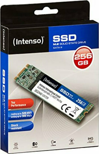 Intenso Top SSD 256GB τύπου M.2 με σύνδεση SATA III 3832440