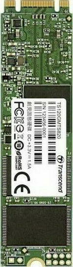 Transcend 820S SSD 120GB τύπου M.2 με σύνδεση SATA III TS120GMTS820S