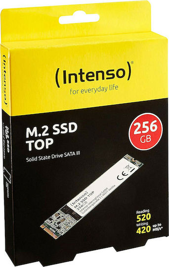 Intenso Top SSD 256GB τύπου M.2 με σύνδεση SATA III 3832440