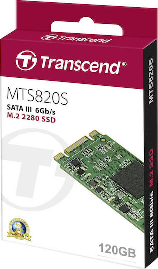 Transcend 820S SSD 120GB τύπου M.2 με σύνδεση SATA III TS120GMTS820S