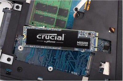 Crucial MX500 SSD 500GB τύπου M.2 με σύνδεση SATA III CT500MX500SSD4
