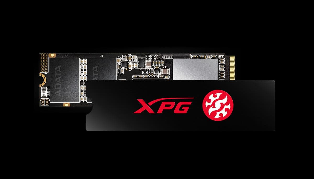 メモリー XPG SX8200PNP 1TB M.2 2280 XPG 1TB XPG SX8200 PRO M.2 NVMe SSD, M.2 2280, PCIe, 3D NAND