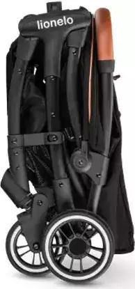 Lionelo Julie One Baby Stroller Suitable for Newborn Black 6.65kg 1658920