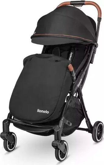 Lionelo Julie One Baby Stroller Suitable for Newborn Black 6.65kg 1658920