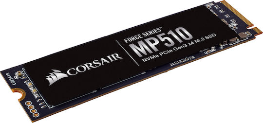 Corsair Force MP510 SSD 240ГБ M.2 NVMe PCI Express 3.0 CSSD-F240GBMP510