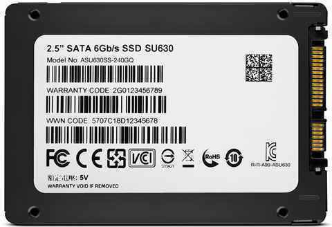 Adata Ultimate SU630 SSD 240GB τύπου 2.5'' με σύνδεση SATA III ASU630SS-240GQ-R