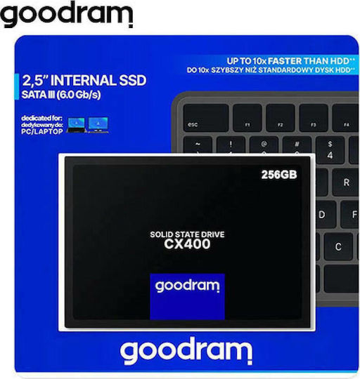 GoodRAM CX400 SSD 256GB 2.5'' Type with SATA III Connection