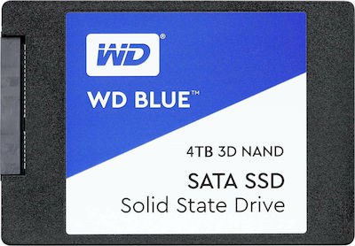 Western Digital Blue 3D SSD 4TB τύπου 2.5'' με σύνδεση SATA III WDS400T2B0A