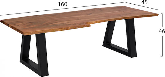 Πάγκος Τραπεζαρίας 160x45x46εκ. Ακακία