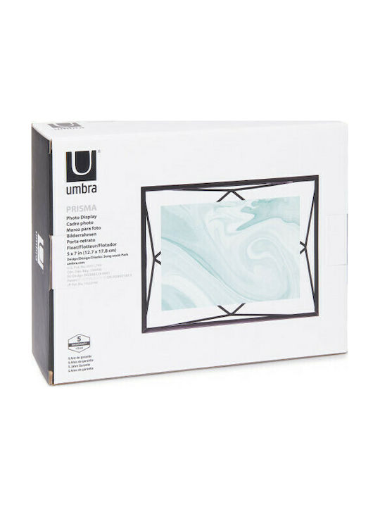 Umbra Prisma Fotorahmen Metallisch mit Schwarzem Rahmen
