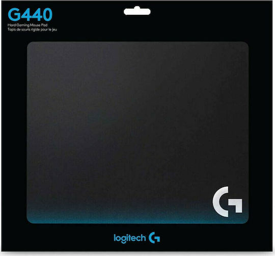 Logitech Hard Surface G440 Gaming Mouse Pad Medium (340mm) Μαύρο 943-000051 943-000100