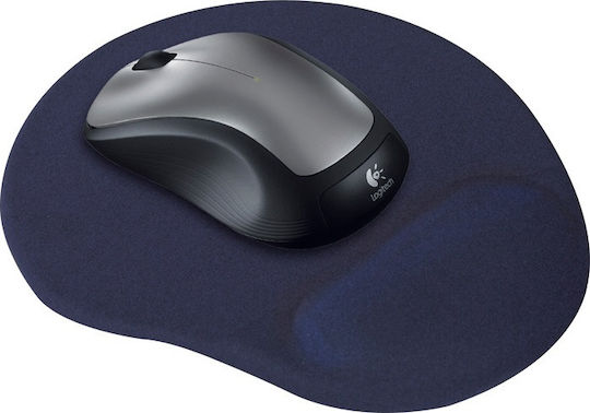 LogiLink GEL Mouse Pad (230mm) με Στήριξη Καρπού Μπλε ID0027B