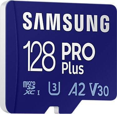 Samsung Pro Plus (2021) microSDXC 128GB U3 V30 A2 UHS-I 160MB/s with Adapter
