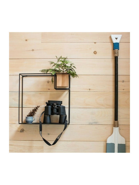 Regal Wand Cubist Large Black 39x12x38cm
