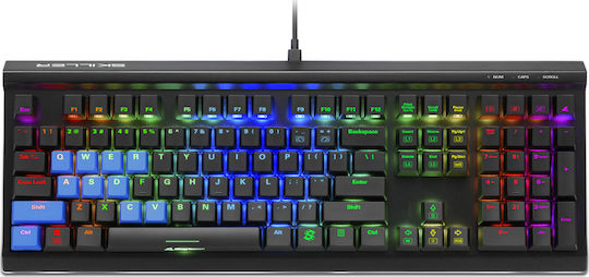 Sharkoon Skiller SGK60 Gaming Mechanical Keyboard with Kailh Box Red switches and RGB lighting (English US)