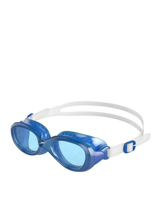 Speedo Futura Classic Swimming Goggles Kids with Anti-fog Lenses Blue