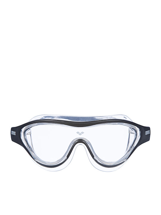 Arena The One Mask Swimming Goggles Adults with Anti-Glare Lenses Transparent