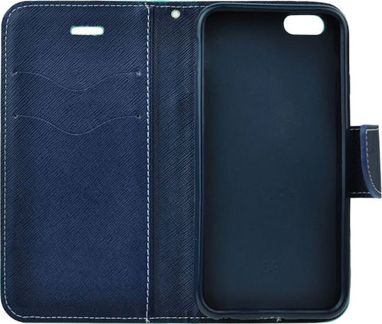 Brieftasche Synthetisches Leder Türkis (Galaxy J3 2016)
