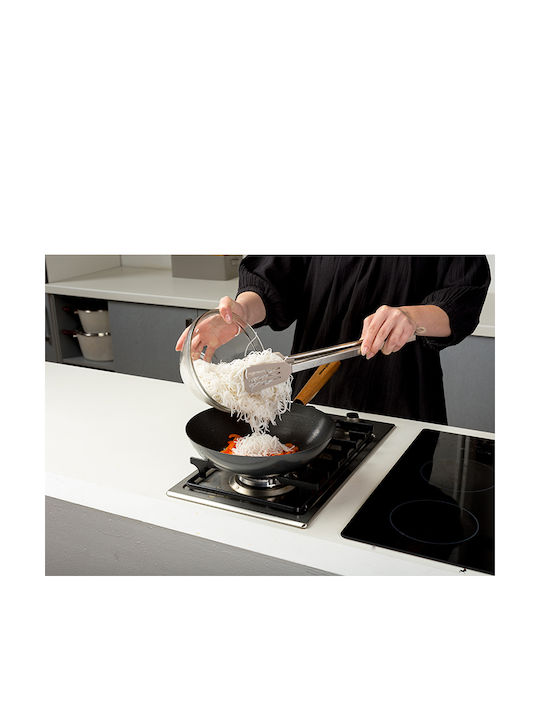 Nava Cantonese Wok made of Stainless Steel with Non-Stick Coating 30cm