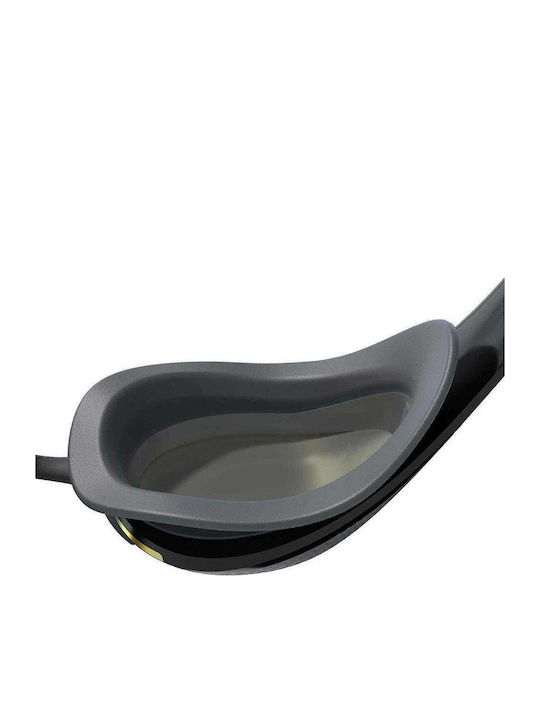 Speedo Fastskin Pure Focus 11778-D444 Swimming Goggles Adults with Anti-fog Lenses Black Black