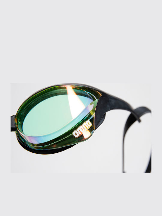 Arena Cobra Ultra Swipe Adults Swimming Goggles with Anti-Glare Lenses Black