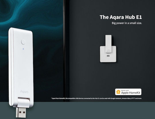 Aqara Hub E1 Smart Gateway Wi-Fi / Zigbee Compatible with Google Home, Apple HomeKit, Alexa & IFTTT