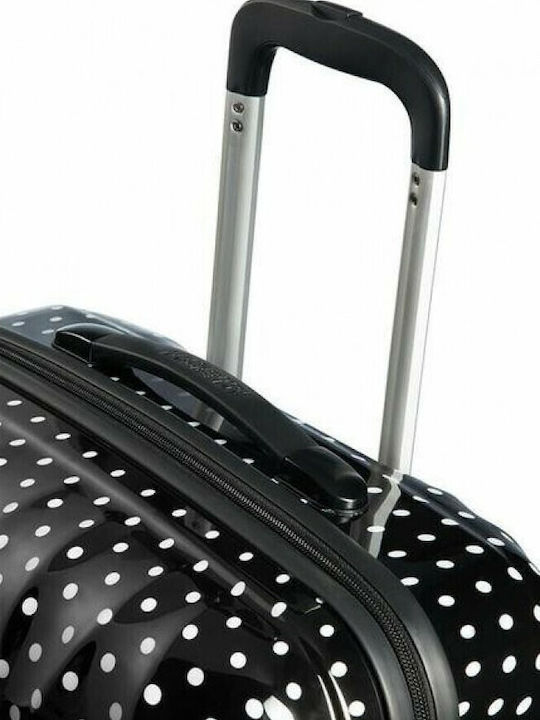 American Tourister Legend Minnie Mouse Polka Dot Kids Medium Hard Multicolour Suitcase With 4 Wheels Height 65cm
