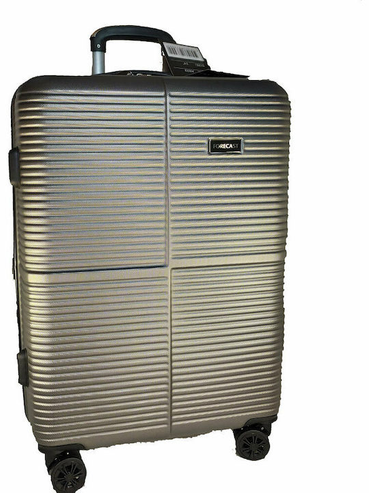 Forecast A922 Travel Suitcases Hard Gray Maximum Height 75cm with 4 Wheels Set of 3pcs