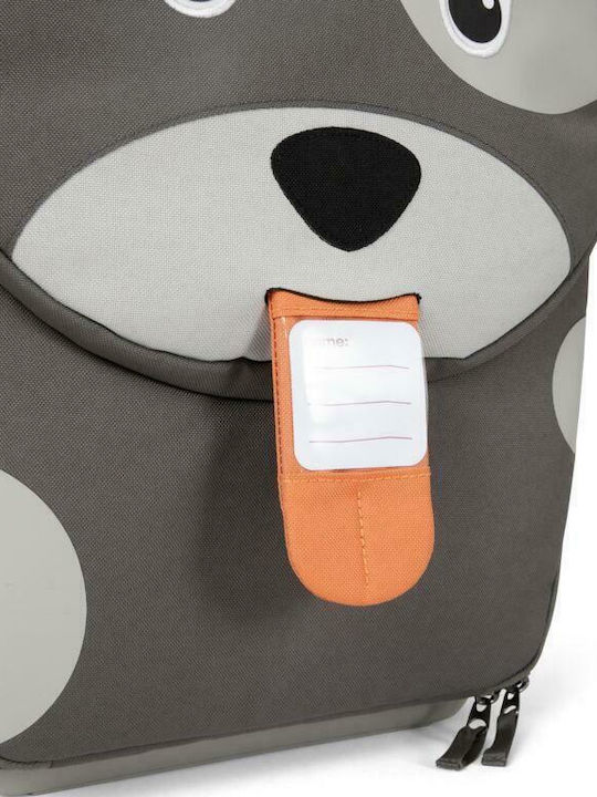 Affenzahn Dog Kinder Stoff Koffer Kabine Grau mit 2 Räder Höhe 31cm