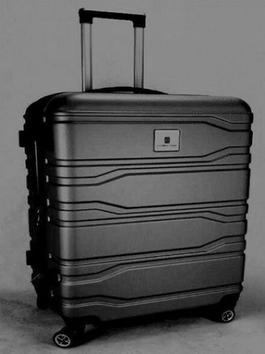Forecast Cabin Hard Gray Suitcase With 4 Wheels Height 55cm